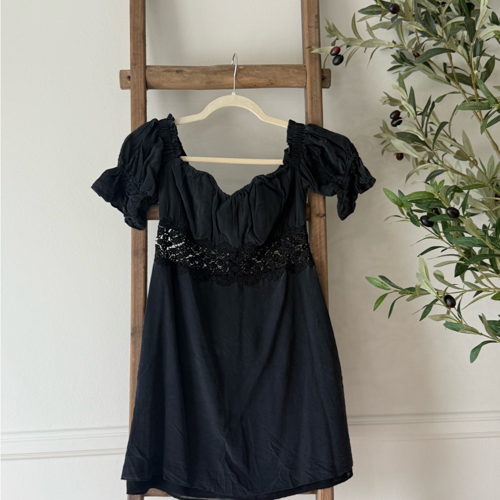 Stone Cold Fox Black Mini Dress